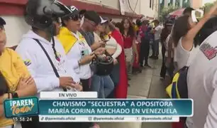 Venezolanos en Perú continúan protestando y respaldan a María Corina Machado tras secuestro