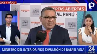 Ministro del Interior pide la expulsión del fiscal Rafael Vela  del Ministerio Público