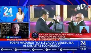 Miguel Ángel Rodríguez Mackay sobre Nicolás Maduro: "Él no es presidente, es un cualquiera"