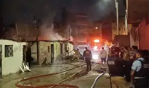 Incendio afectó cuatro casas en Santa Anita: fuego se habría iniciado en un almacén de reciclaje