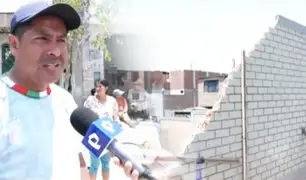 Pared se desploma en centro educativo “El Nazareno” en SJM