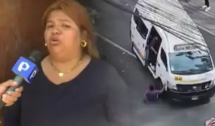 Habla esposa de hombre atropellado por conductor de combi en Jesús María