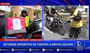 Miraflores: Repartidor de delivery casi atropella a fiscalizador por evitar operativo