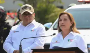 Presidenta Dina Boluarte felicita a ministro del Interior pese a incremento de la criminalidad