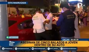 Asesinan a balazos a un hombre dentro de su auto en el Callao