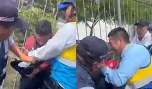 Separan a fiscalizadores que golpearon a puñetazos a limpiador de autos en El Agustino