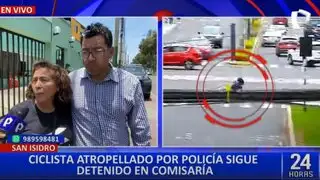 San Isidro: denuncian presuntas irregularidades en detención de ciclista atropellado por policía