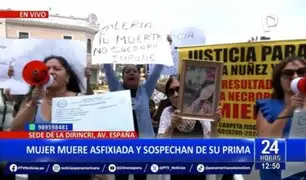 Mujer muere asfixiada y familia sospecha de su prima