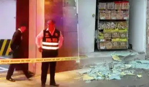 En menos de 10 minutos: Arrojan 3 artefactos explosivos contra hoteles y locales comerciales en Lince