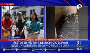 Morgue de Lima retiene restos de padre de familia fallecido en incendio por falta de personal