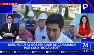 Denuncian penalmente a gobernador de Cajamarca por gastos millonarios en comida