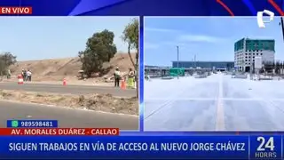 Avanzan las obras en la avenida Morales Duárez tras postergar inauguración del nuevo aeropuerto Jorge Chávez