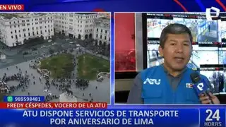 ATU habilita servicio especial del Metropolitano para el aniversario de Lima