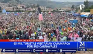 Cajamarca se prepara para recibir más de 30 mil turistas en los carnavales del 2025