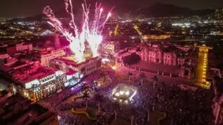 Con música y fuegos artificiales: así celebró Lima sus 490 años de fundación