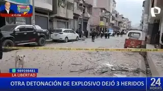 Trujillo: atentado con explosivos en Huamachuco deja tres heridos