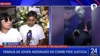 Familia clama justicia por hombre asesinado en asalto a combi en el Callao