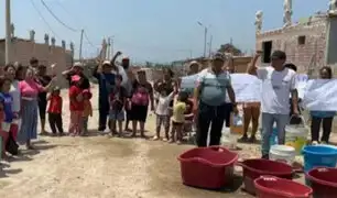 Familias en Chincha reclaman por falta de agua: hace 20 días no cuentan con el servicio