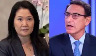 Vizcarra culpa a Keiko Fujimori por inhabilitación: "Tiene terror de enfrentarme en unas elecciones"