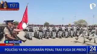 PNP retira resguardo del penal de Piura tras fuga de interno