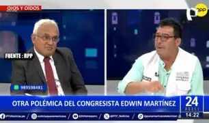 Edwin Martínez vuelve a causar polémica por denuncia contra José Jerí