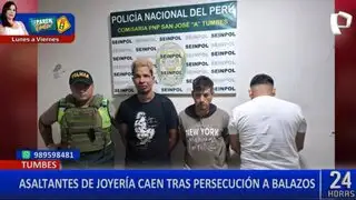 Tumbes: delincuentes protagonizan balacera tras intentar robar joyería