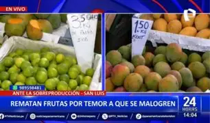 Rematan frutas en mercado de San Luis por temor a que se malogren