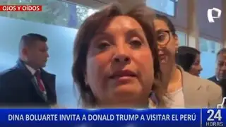 Presidenta Dina Boluarte invita a Donald Trump a visitar Perú