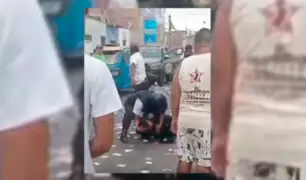 Enfrentamiento entre barristas dejó a policía gravemente herido con una pedrada en la cabeza