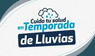 Ministerio de Salud brinda recomendaciones para prevenir infecciones en temporada de lluvias