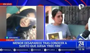 Callao: Menor lleva 11 días desaparecida tras conocer a sujeto a través del juego "Free Fire"