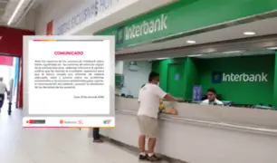 ¿Fallas con Interbank? Indecopi se pronuncia: "Iniciamos el monitoreo respectivo"