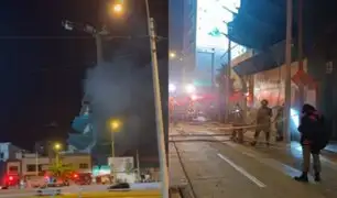 Miraflores: incendio código 2 afecta edificio en construcción en Paseo de la República