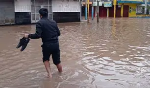 Lluvia intensa provoca graves inundaciones y atascos en distintos sectores de la ciudad de Juliaca