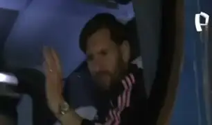 Lionel Messi llegó a Lima con el Inter de Miami: así lo recibieron los hinchas