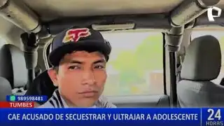 Tumbes: capturan a sujeto acusado de violar a menor de 13 años