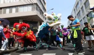 Año Nuevo Chino: personas acudieron a calle Capón para celebrar la llegada de la Serpiente de Madera