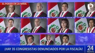 Congreso: Hay 35 legisladores que enfrentan denuncias constitucionales