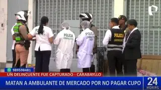 Capturan a delincuente implicado en asesinato de ambulante en Carabayllo