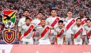 Confirman fechas y horarios para las jornadas 13 y 14 de las Eliminatorias: Perú vs. Bolivia y Venezuela