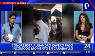 Incómodo momento: Congresista Alejandro Cavero es increpado por vecinas de Carabayllo