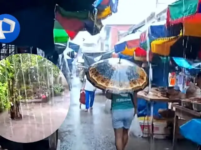 Lluvias torrenciales inundan Yurimaguas y afectan mercado central