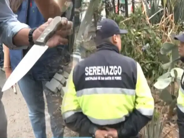 Está frente a un colegio: Municipalidad de SMP recupera parque tomado por personas de mal vivir