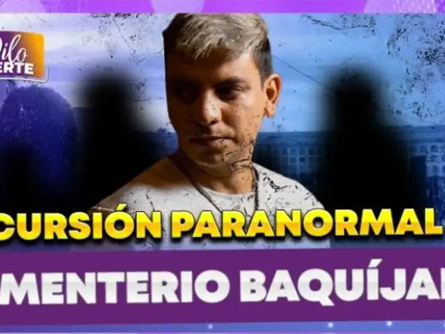 Incursión paranormal en cementerio Baquíjano junto a Frank Mendizábal