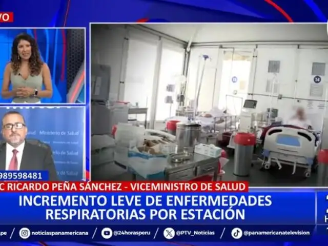 Minsa sobre incremento leve de enfermedades respiratorias: Estaba previsto