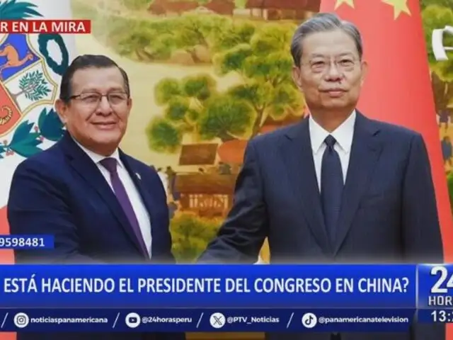 Eduardo Salhuana: Presidente del Congreso llegó a China en medio de cuestionamientos