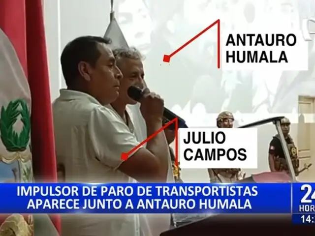 Impulsor de paro de transportistas es captado junto a Antauro Humala conmemorando el “Andahuaylazo”