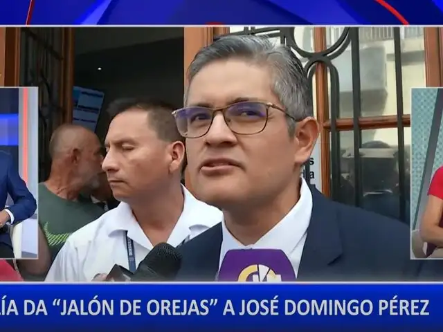 Fiscal de la Nación llama la atención a José Domingo Pérez por sus declaraciones