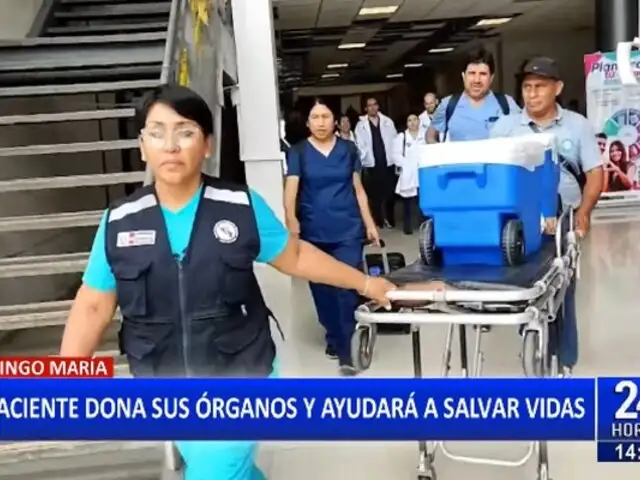 Tingo María: familia dona los órganos de su ser querido para salvar más vidas