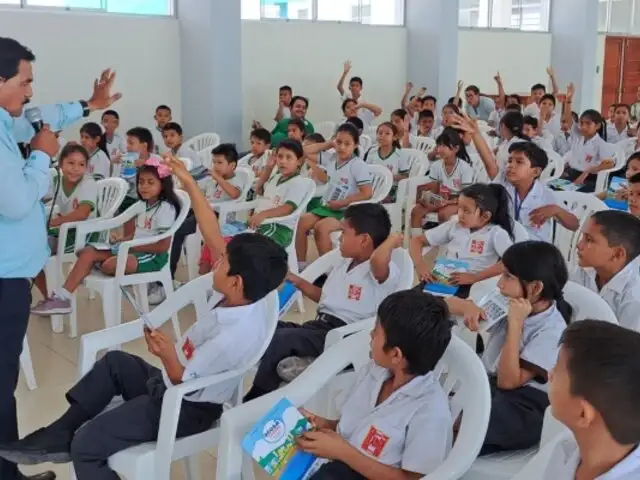 Más de 7 mil escolares fueron capacitados sobre el valor y cuidado del agua potable